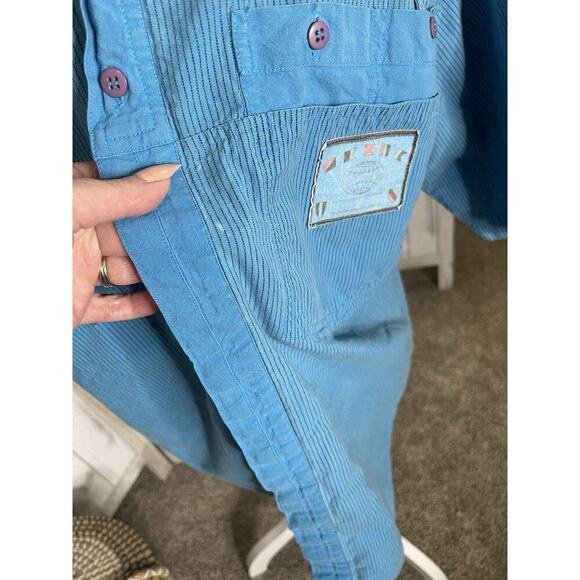 Weekends Vintage 90s 80s Patches Nautical Casual Shirt Button Up Size Small - Picture 6 of 9